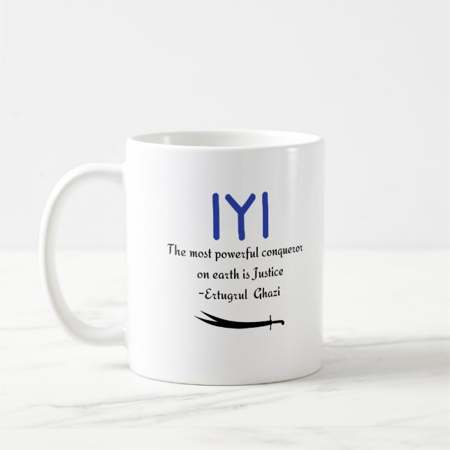 Kayi Ertugrul Ghazi Quote on Justice Coffee Mug (Left)