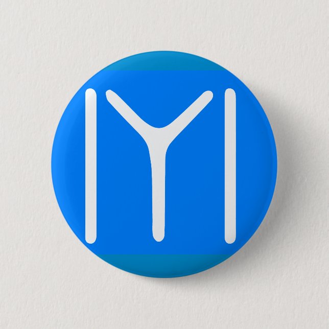 Kayi Symbol 2 Inch Round Button (Front)