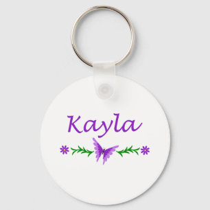 Kayla (Purple Butterfly) Keychain