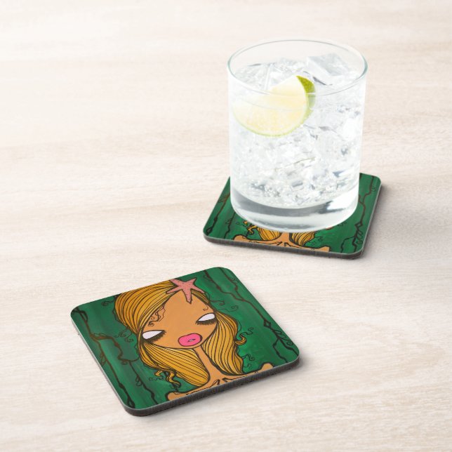 "Kayla" Set of 6 Coasters (Right Side)