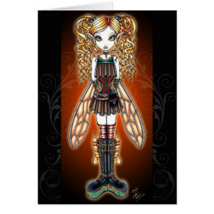"Kayla" Steampunk Fairy Card