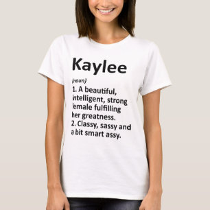 Kaylee Definition Personalized Name Funny Christma T-Shirt
