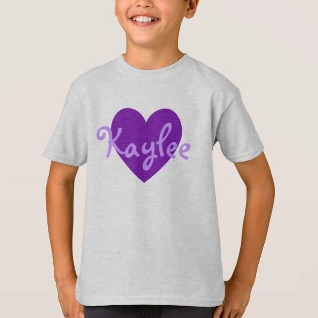 Kaylee in Purple T-Shirt (Front)