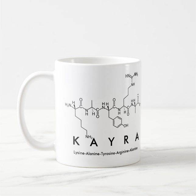 Kayra peptide nom mug (Gauche)