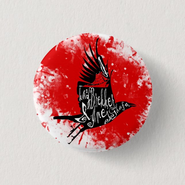 Kaz & Inej (Six of Crows) 1 Inch Round Button (Front)