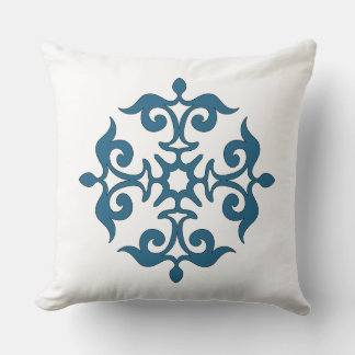 Kazakh modern tortkulak throw pillow
