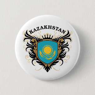 Kazakhstan 2 Inch Round Button