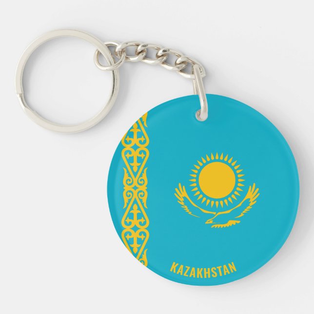 Kazakhstan Drapeau charmant patriotique (Devant)