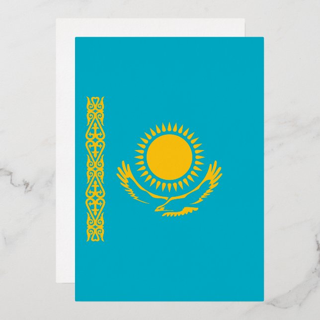 Kazakhstan flag (Front/Back)