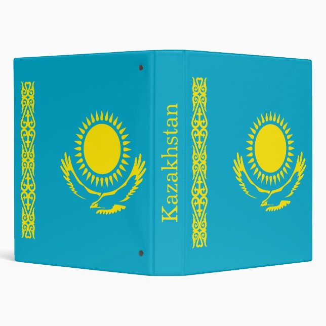 Kazakhstan Flag Binder (Background)