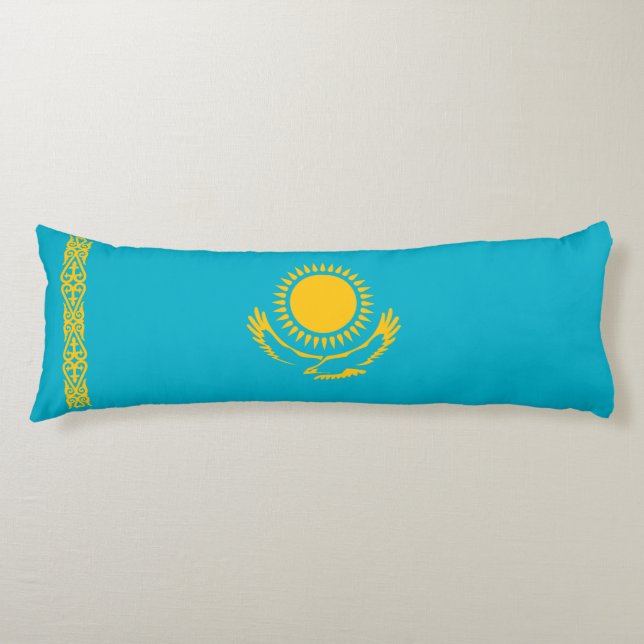 Kazakhstan flag body pillow (Front)