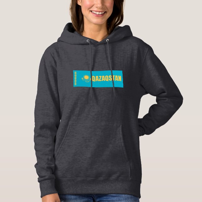 Kazakhstan Flag Hoodie (Front)