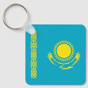 Kazakhstan Flag Keychain