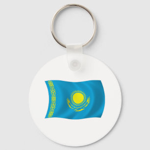 Kazakhstan Flag Keychain