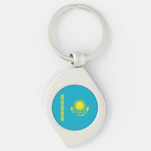 Kazakhstan Flag Keychain