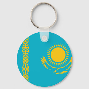 Kazakhstan Flag Keychain