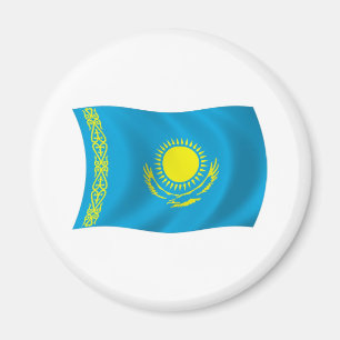 Kazakhstan Flag Magnet