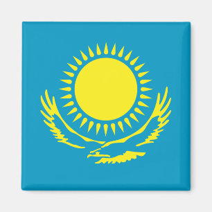 Kazakhstan Flag Magnet