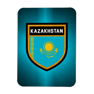 Kazakhstan Flag Magnet