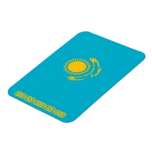 Kazakhstan - Flag - Magnet (Left Side)
