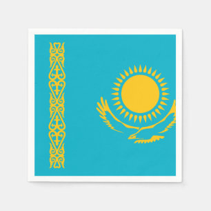 Kazakhstan Flag Napkin