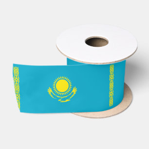 Kazakhstan Flag Satin Ribbon