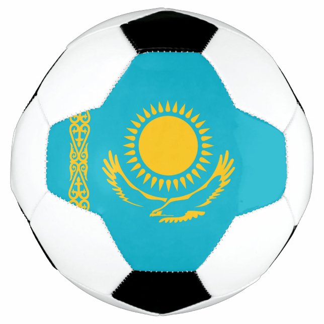 Kazakhstan flag soccer ball (Front)