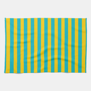 Kazakhstan flag stripes italy symbol lines pattern kitchen towel