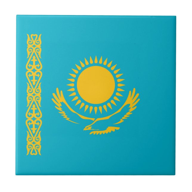 Kazakhstan flag tile (Front)
