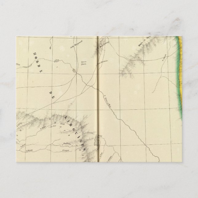 Kazakhstan, Kyrgyzstan Postcard (Front)