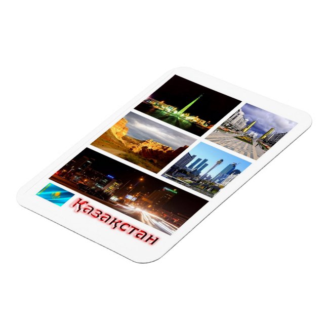 Kazakhstan - Mosaïque - Magnet (Côté Gauche)