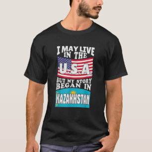 Kazakhstan Qazaqstan Kazakh Kazakh USA America T-Shirt