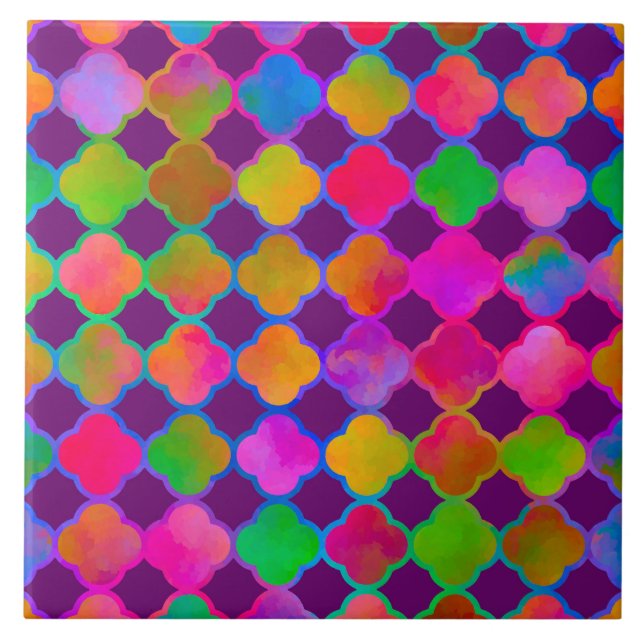 Kazbar Color Deep Purple Tile (Front)