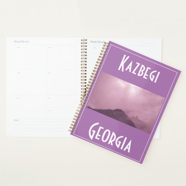 Kazbegi Stepantsminda Georgia Caucuses Mountains Planner (Display)