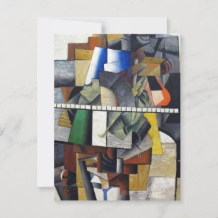 Kazimir Malevich Abstract Art Postcard