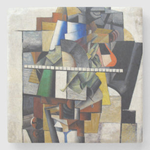 Kazimir Malevich Abstract Art Stone Coaster