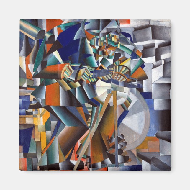 Kazimir Malevich Knife Grinder Magnet (Front)