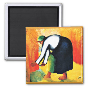 Kazimir Malevich painting, Reaper Magnet