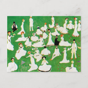 Kazimir Malevich- Rest. Society in Top Hats Postcard