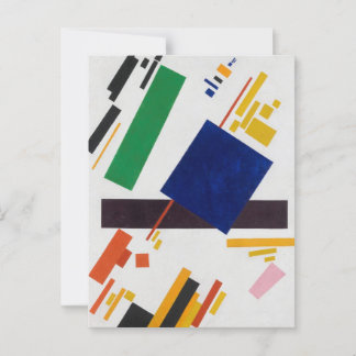 Kazimir Malevich Suprematism Composition Postcard