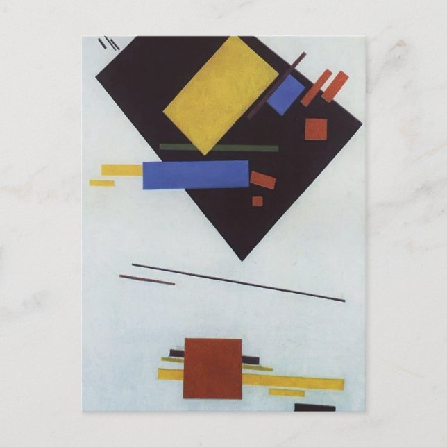 Kazimir Malevich- Suprematism Postcard (Front)