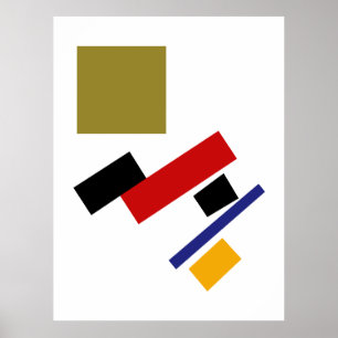 Kazimir Malevich Suprematism  Poster