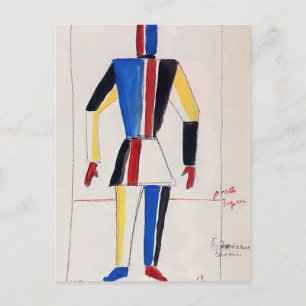 Kazimir Malevich- The Athlete of the Future Postcard