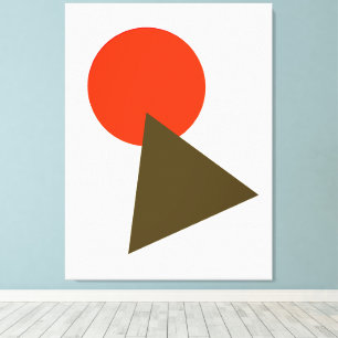 Kazimir Malevich, The Aviator, Airplane Flying Canvas Print