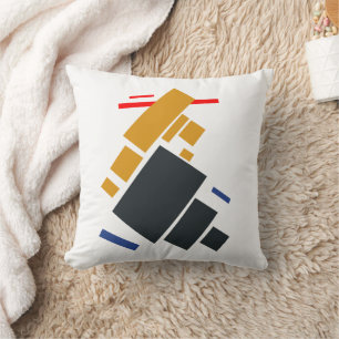 Kazimir Malevich, The Aviator, Airplane Flying Throw Pillow