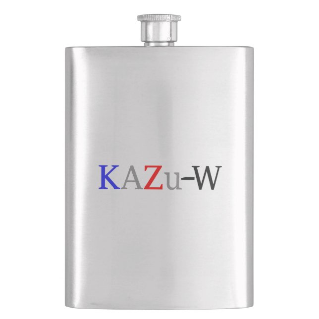 KAZu-W Hip Flask (Front)