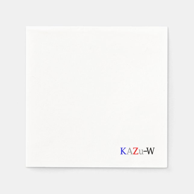 KAZu-W Napkin (Front)