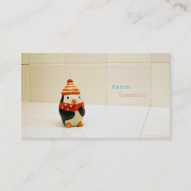 Kazue Yamamoto Business Card (Front)