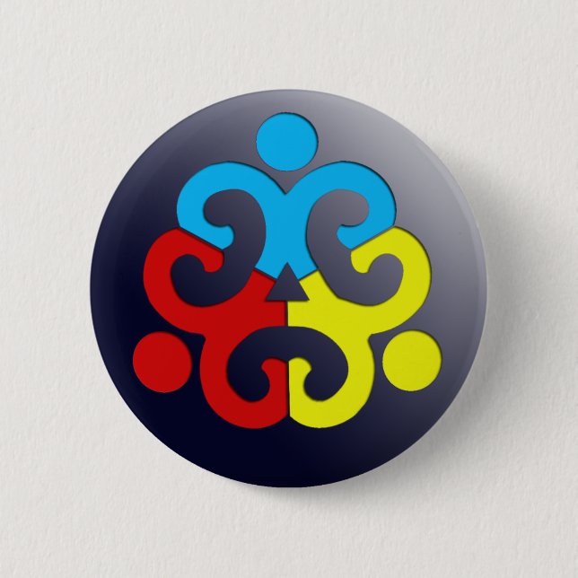 KazUnion Button (Front)
