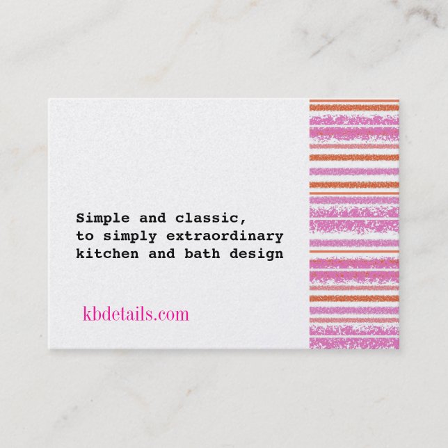 KB Details Business Card (Front)